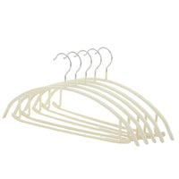 Semicircular Clothes Hanger PVC Coated Space Saving Pant Rack Metal Hook