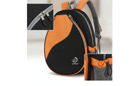 Water-Resistant Tennis Backpack Lightweight Badminton Backpack Cushioned Tennis Racket Bag Sturdy for Practice