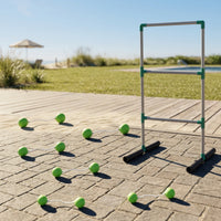 Sturdy Water Play Ladder Frame Active Ladder Toss Game with Balls Sturdy Toss Game Set Classic for Family