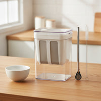 Yogurt Strainer Fine Mesh Yogurt Strainer with Spoon Whey Separator Stainless Steel for Home Cooks, Kitchen