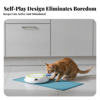 Sturdy Low-Silhouette Interactive Cat Toy Pet Plaything