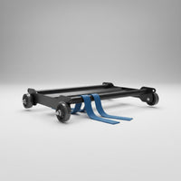 4-Wheel Core Roller Full Body Workout Abdominal Training Cart Heavy Duty Exercise Roller Cart for Office