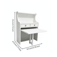Foldable Dollhouse surface 1:12 Scale European Style Dollhouse Furniture and Materials Mini Drawer Cabinet