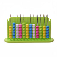 Early Education Children's Abacus Intelligence Enlightenment Student Counting Frame Colorful Design Math Slide Ruler Glide and Safe for Kindergarteners, Homeschooling