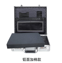 博瑞铝合金手提公文箱密码锁仪器样品铝箱铝合金箱密码锁铝箱