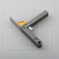 Router Height Gauge Aluminum Alloy Table Saw Gauge Precision Adjustment Measuring Tool for Woodworkers