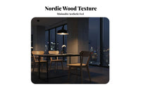 Wooden Stool with Backrest Quiet Non-Slip Feet High-Back Side Chair for Families
