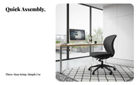Ergonomic Task Chair with Armrests Mesh Spine Rotate Chair Breathable Spinerest Rocking Function for Adults, Study Room