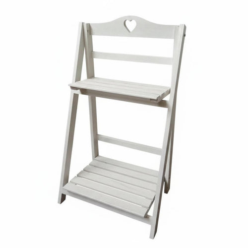 2-Tier Ladder Planter adaptable Use Multi-Tier Plant Shelf Sturdy Construction