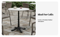 French Rattan Chair Weather Resistant for Terrace