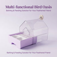 Bird Bath Tub Hanging, Bath Cage for Parrots, Small Birds Canary Budgies, Bath Tub Hanging Bathtub,  - Image 6