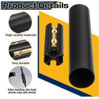 Underground Wire Splice Kit for Direct Burial, Compatible with 14/3 to 8/3 Wire Range