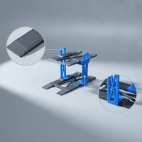 Two-Level Diecast Car Display Rack Modular Model Car Display Rack Stackable Compact for Desktop, Hobby Room
