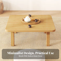 Foldable Square Table Space-Saving Square Foldable Table Versatile Portable for Adults, Alcove Window, Small Areas, Bedroom