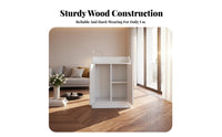 Multi-Functional Water Cooler Cabinet Large Capacity Office Tea Station Simplified Design Modern Buffet Cabinet Sturdy Construction for Families, Homeowners, Apartment Dwellers, Living Room, Entryway, Hallway