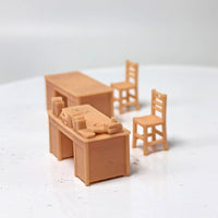 1/64 工作台 桌子  配件 工业 汽车文化 白膜