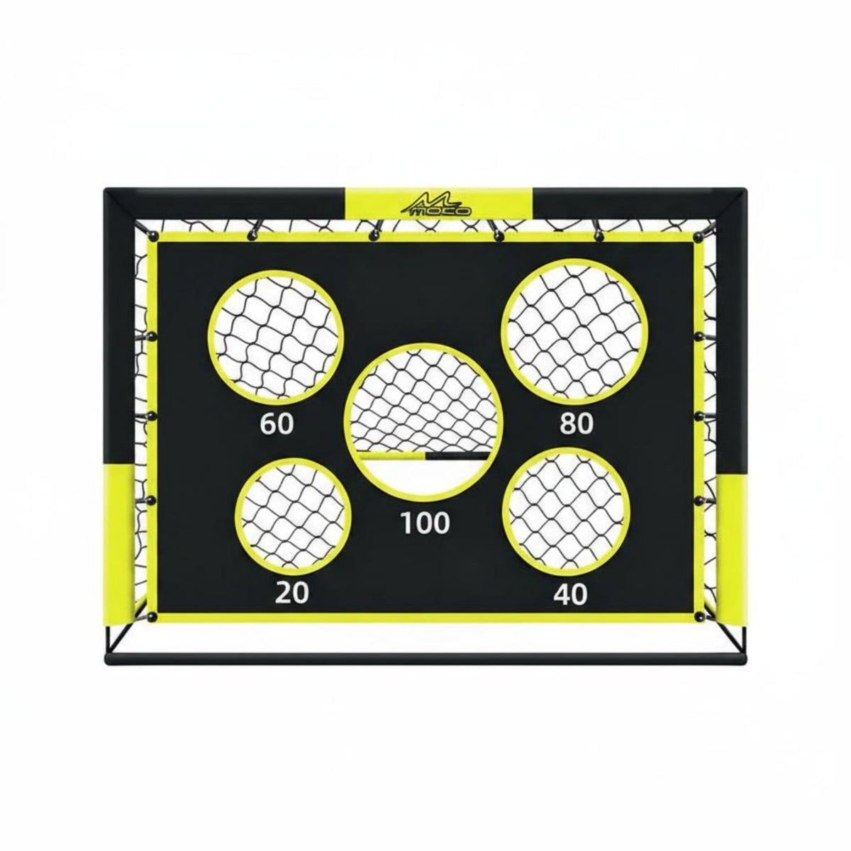 Portable Folding Soccer goals 2 in 1 Foldable Football goals Net Netting Detachable Soccer Target Net for Kids, Outdoor, Training, Backyard