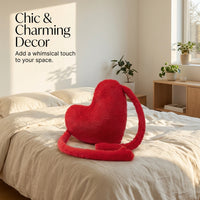 Heart Hug Pillow, Light Blue Crystal Super Soft Plush Toy