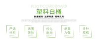 厂家批发20L塑料桶 带盖PP塑料正方形涂料桶 20公斤水性油漆方桶