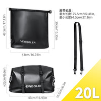 Bicycle Rear Rack Bag, Large Capacity Waterproof Tail Bag, Outdoor Cycling Pannier