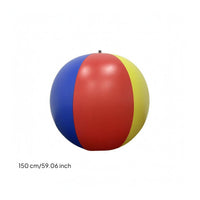 Glossy Panel Beach Ball Smooth Inflatable Beach Ball Bright Colors
