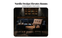 High-Density Foam Cushion Retro Cafe Booth Sofa Stain-Resistant Wooden Frame Armchair Waterproof Tufted Leatherette Loveseat for Restaurant Owners, Bar Managers, Interior Designers, Reception Area, Lounge