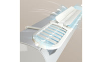 Air Conditioner Wind Deflector No-Installation Home Cooling Curved Side Sections