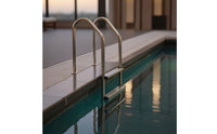 304 Stainless Steel Swimming Pool Ladder Long-Lasting Pool Ladder with Handrails Stable Textured
