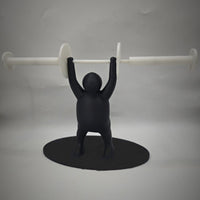3D Printed Weightlifter Toilet Paper Holder for Bathroom