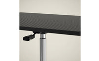 Mobile Laptop Desk Wheeled Base Adjustable Standing Desk Easy to Move Mobile Work Table for Bedside