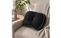 Contoured Side Sleeper Ear Pillow Ergonomic Ear Pillow Textured Textile