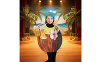 Coconut Drink Costume Funny Kid's Coconut Costume Includes Hat Tropical Beverage Outfit for Kids, Children, Halloween, Party, Performance