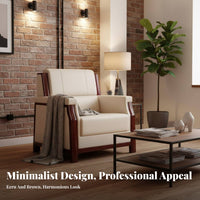 Modern Design Upholstered Tub Chair Minimalist & aesthetic Lounge Seat Ergonomic Indoor Seating High-Resilience foam center for Business Professionals, Office Managers, Interior Designers, Reception Area, Waiting Room, comfortable-corner corner, Bedroom