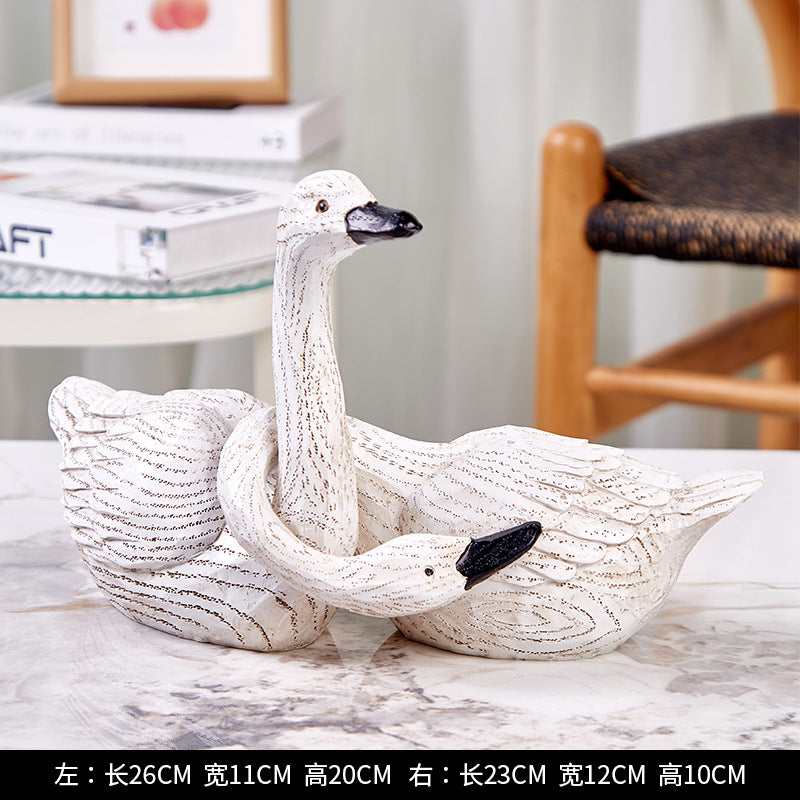 Large Entwined Swans