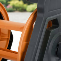 Water Hose Reel Carrier Easy Winding Garden Hose Reel Carrier Heavy Duty Frame