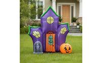 Inflatable Haunted House Outdoor Haunted House Yard Inflatable for Trick-or-Treaters, Lawn