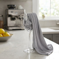 Professional Glass Cleaning Cloth and Microfibre Cloth, Gray Cleaning Cloths for Panes, Microfibre Cloth 30cm x 30cm for Mirrors