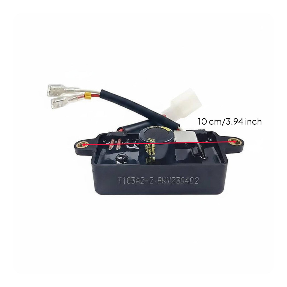 Air-Cooled Engine Generator AVR Single Phase Crescent-Shaped Voltage Regulator Moisture-Proof