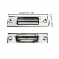 Sliding Pane Lock, Aluminum Alloy Security Latch, Universal Fit for Horizontal/Upright Panes, secureTheft, Quick Installation