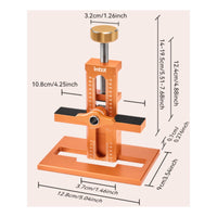 Easy to Install Cabinet Door Aligner Accurate Alignment Cabinet Door Jig Stable and Adjustable Drill Guide Jig Aluminum Alloy