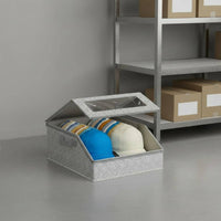Baseball Cap Storage Box Clear Window Baseball Cap Storage Reinforced Cardboard