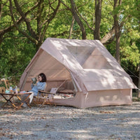Easy Setup Inflatable House Tent Weatherproof Inflatable Tent Portable Shelter Breathable for Glampers, Families