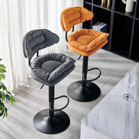 Modern Swivel Bar Stool with Adjustable Height