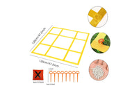 Portable Noughts and Crosses Toe Bean Bag Toss Game Interactive Noughts and Crosses Toe Game with Bean Bags Sturdy Washable for Family, Kids