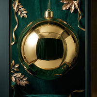 Christmas Ball Ornaments Spherical Christmas Tree Ball Baubles Sparkling Sturdy for Window Displays, Mantel