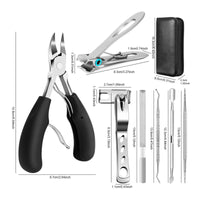 Manicure and Pedicure Kit Slim Handheld Professional Nail Clipper Kit Portable