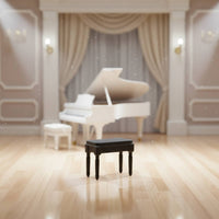 1:64 Concert Pianist Model Collectible Display Piece Mini Piano Player Statue
