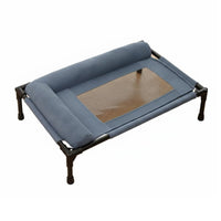 Elevated Pet Cot Sturdy Frame Cooling Dog Bed Easy Assembly for Indoor