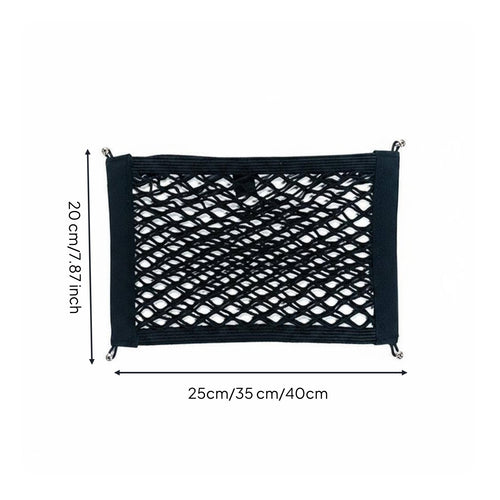 Electric Scooter Cargo Net Double Layer Motorcycle Mesh Storage Pocket