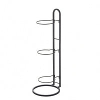 Three-Ball Storage Rack Compact Floor-Standing Ball Rack Upright